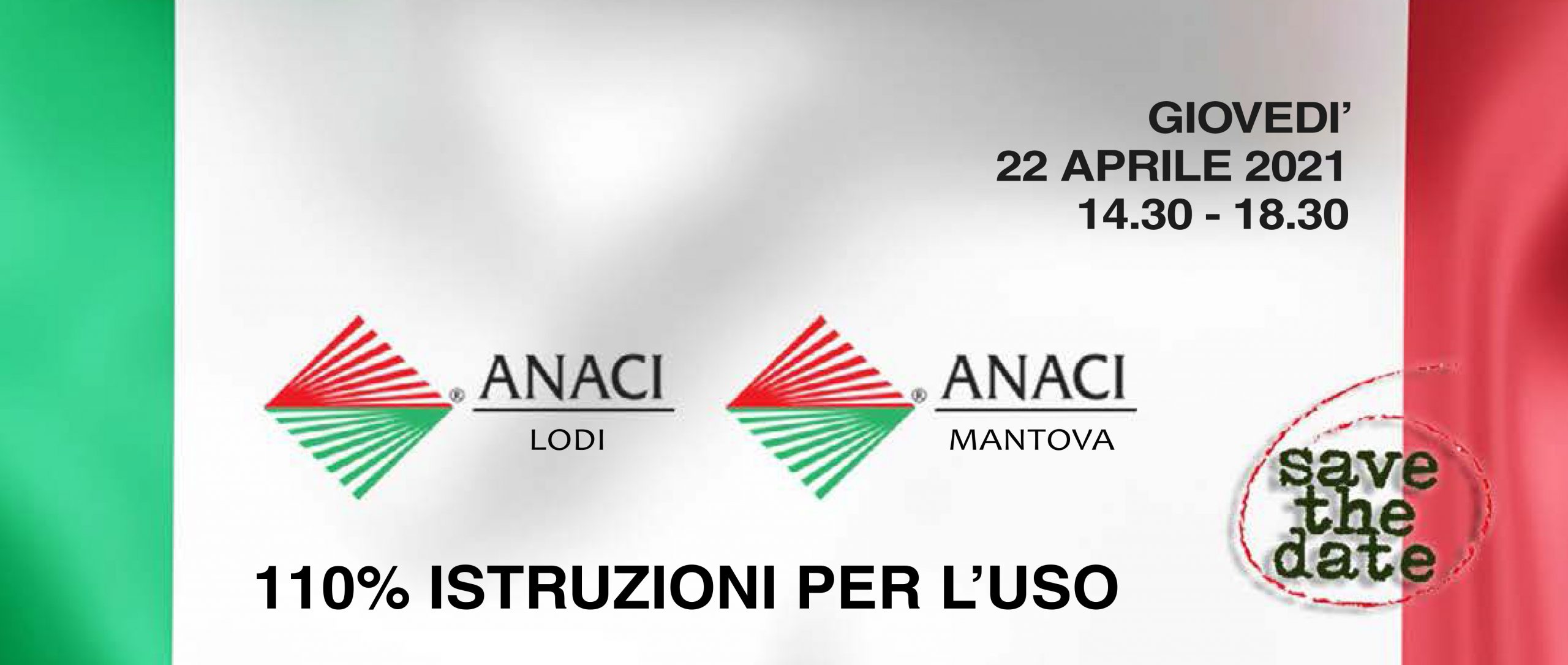 📣 22 aprile 2021 ore 14.30-18.30  110% ISTRUZIONI PER L’USO