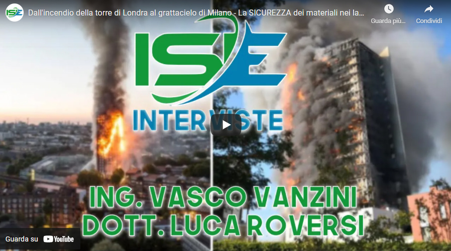 Dall’incendio della torre di Londra al grattacielo di Milano – La SICUREZZA dei materiali nei lavori